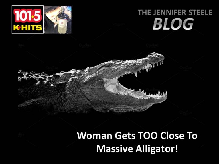 Florida Woman Sees Massive Alligator!