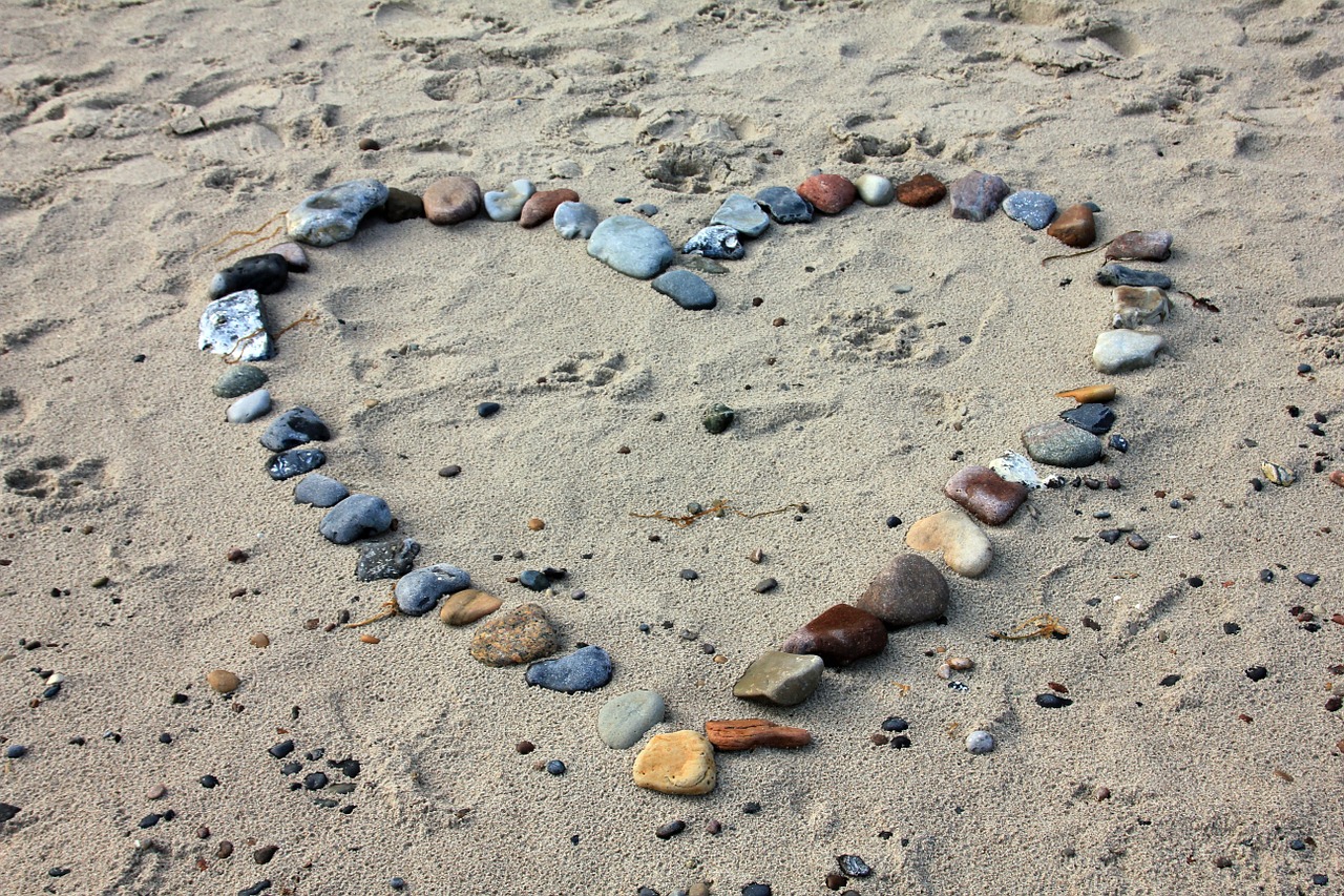 heart beach