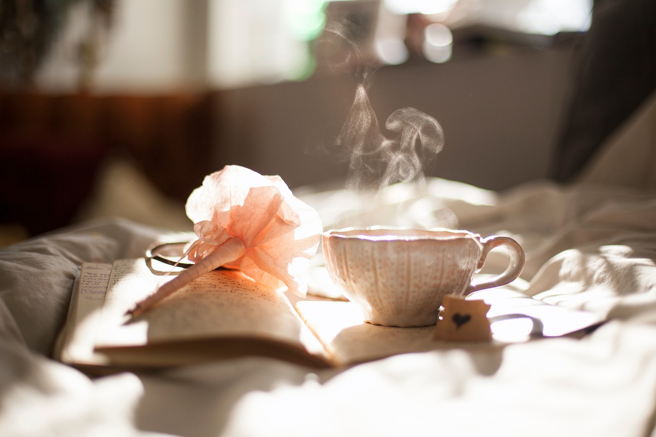 tea self care morning